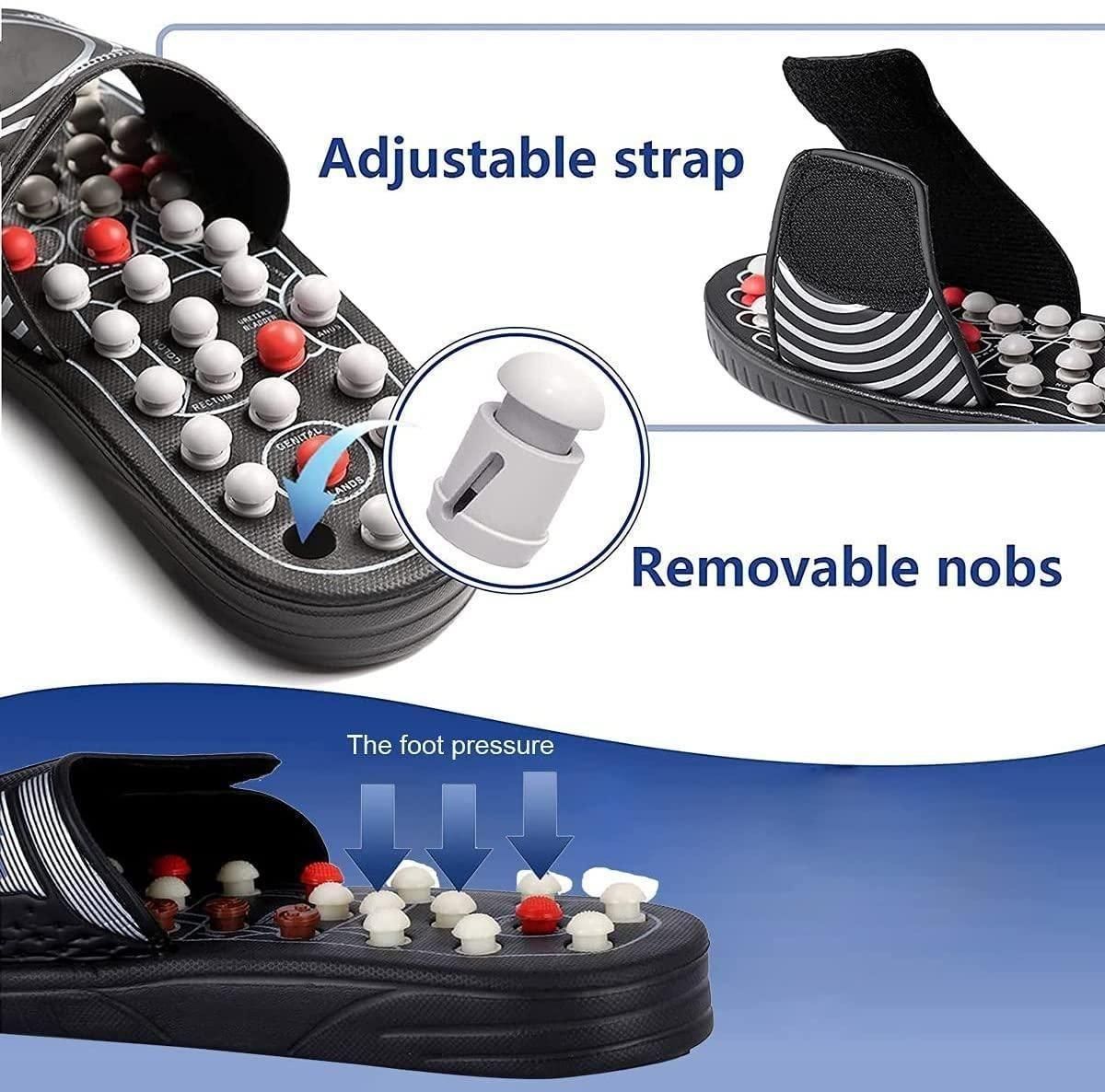 Acupressure & Magnetic Therapy Slippers for Full Body Circulation – Unisex