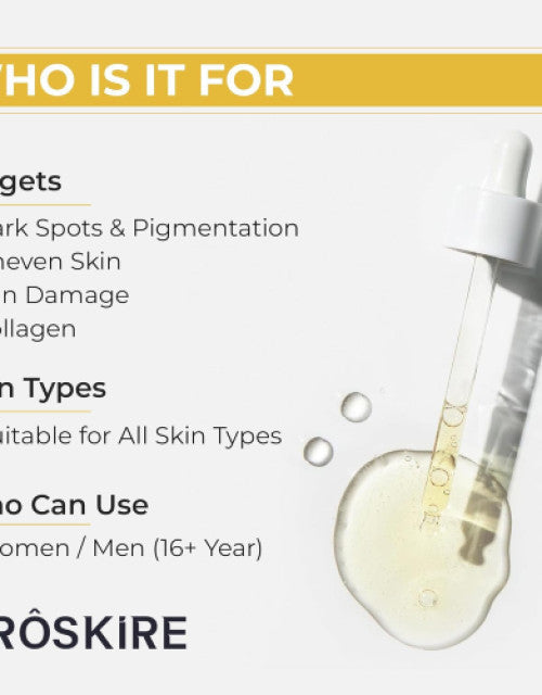 Advanced Vitamin C Serum with Ferulic Acid, Mandarin Orange Ext. for Dark Spots