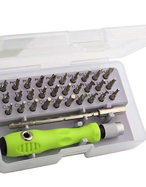 32 in 1 Interchangeable Multipurpose Mini Screwdriver Set Magnetic Slot Wrench Bits Repair Tool Kit Set