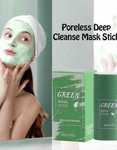 Green tea mask oil control cleansing Stick