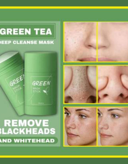 Green tea mask oil control cleansing Stick