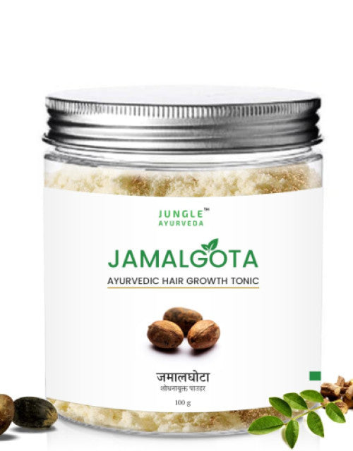 Jamalgota Powder for Hair Growth, Natural Skin & Hair Solution ( Pack Of 2 )
